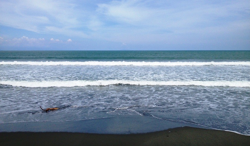 Baler Seashore - Part of the Philippine Sea that Connects the Philippine Islands to the Pacific Ocean