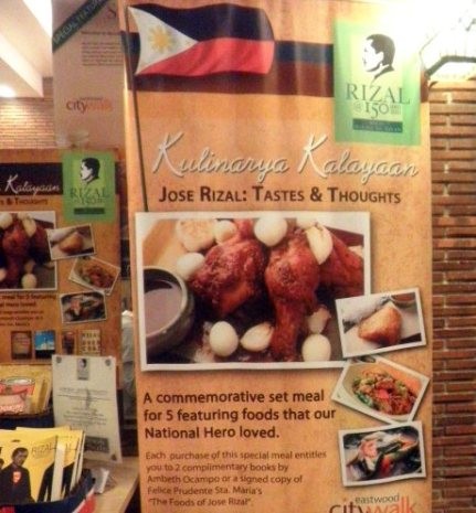 Jose Rizal and Filipino Cuisine