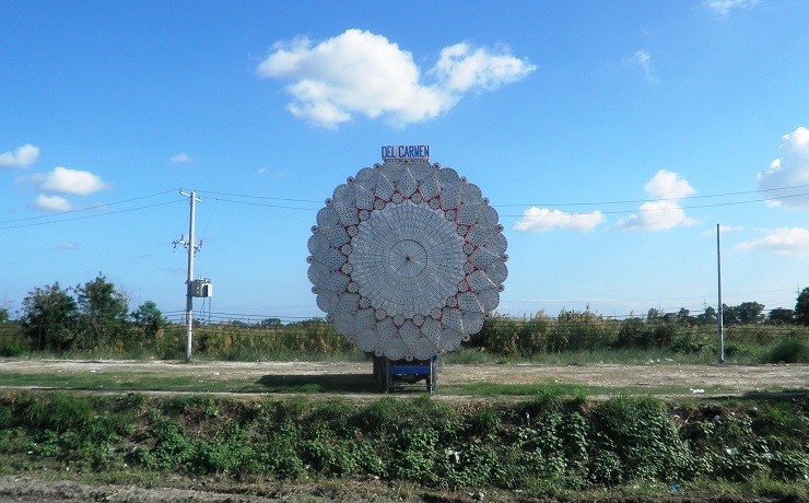 Giant Christmas Lantern at an Open Space near North Luzon Expressway and Olongapo-Gapan Road