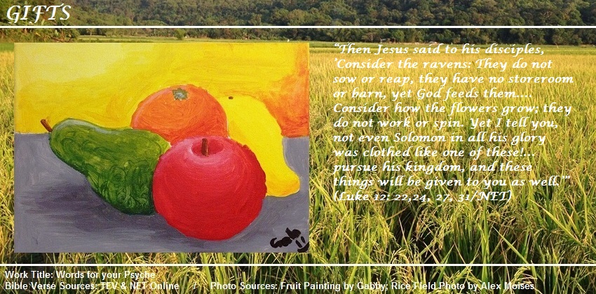 Luke 12:22, 24, 27 and 31