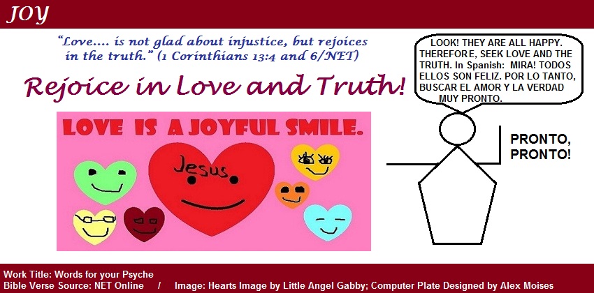 1 Corinthians 13:4 and 6