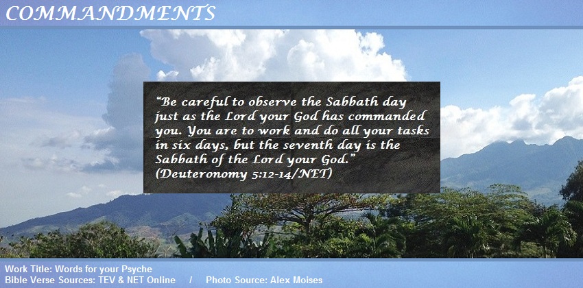 Deuteronomy 5:12-14