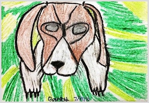 Pencil Drawing of Cover of Shiloh by My Little Angel Gabby