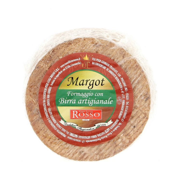 Petite tomme au lait de vache à la bière artisanale, originaire d'Italie