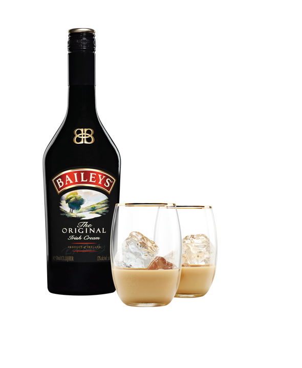 Baileys Irish Cream est une liqueur à base de whiskey irlandais et de crème