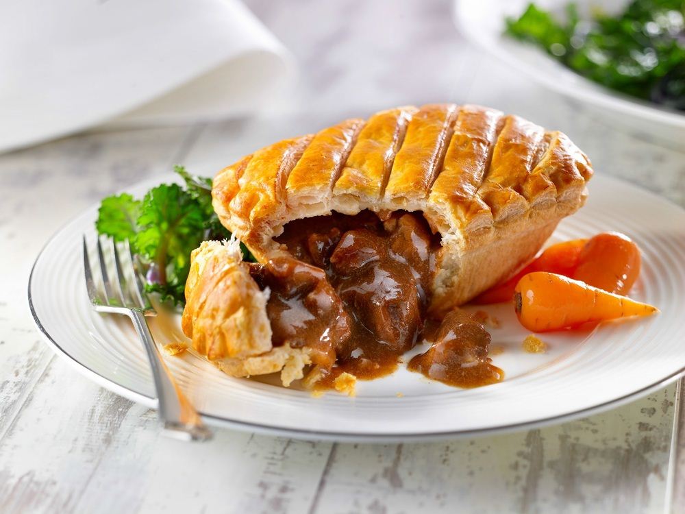 Steak and Kidney pie - Tourte à la viande de boeuf