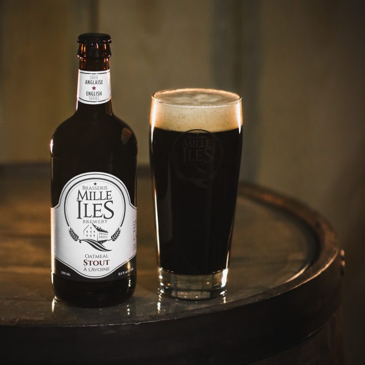 Stout beer - Bière brune à base de malts torréfiés.