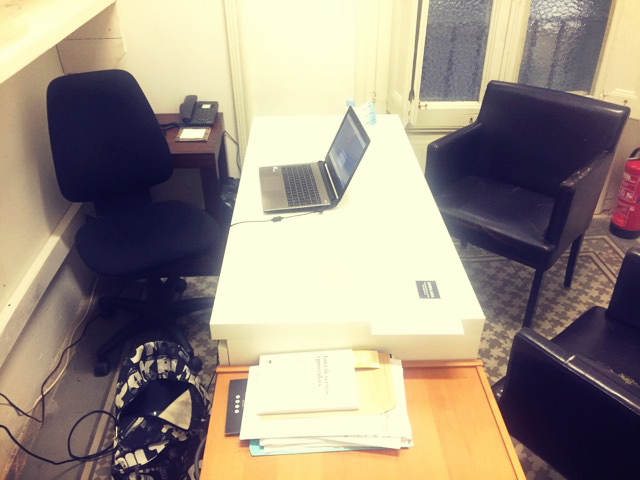 Mon nouveau bureau :) 