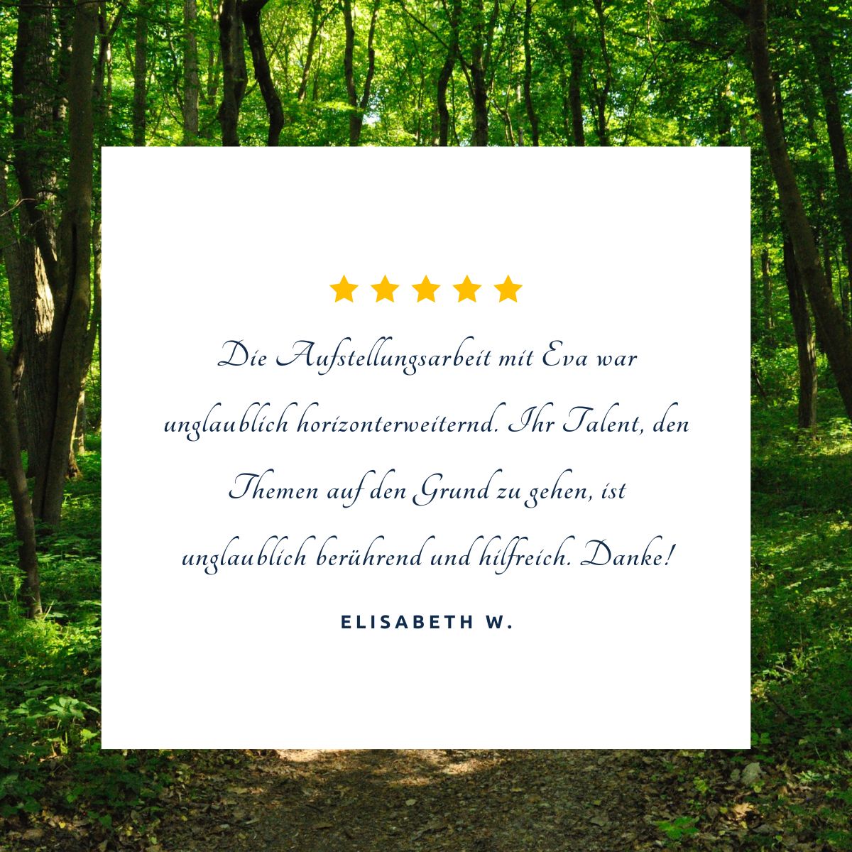 Klient:innen-Feedback