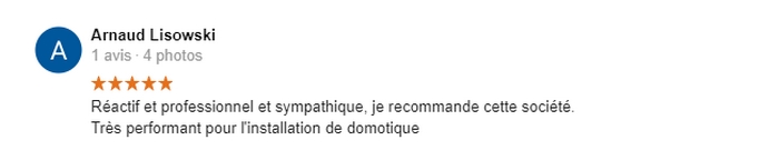 Avis de Mr LISOWSKI 86700 Ceaux en Couhé concernant de l'installation d'un interphone GSM par C-automatique