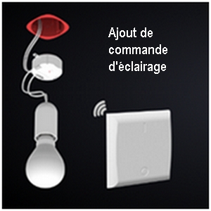 Ajout de commande d'éclairage radio-commandée, C-automatique