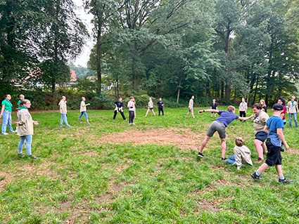 Natürlich wurde neben den Workshops auch gespielt: Ninja