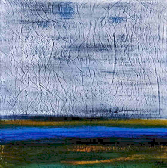 sous la pluie  53cm x 53cm