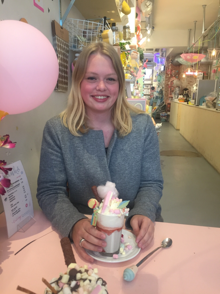Unicorn milkshake!