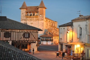 La bastide de Villeréal en lumière