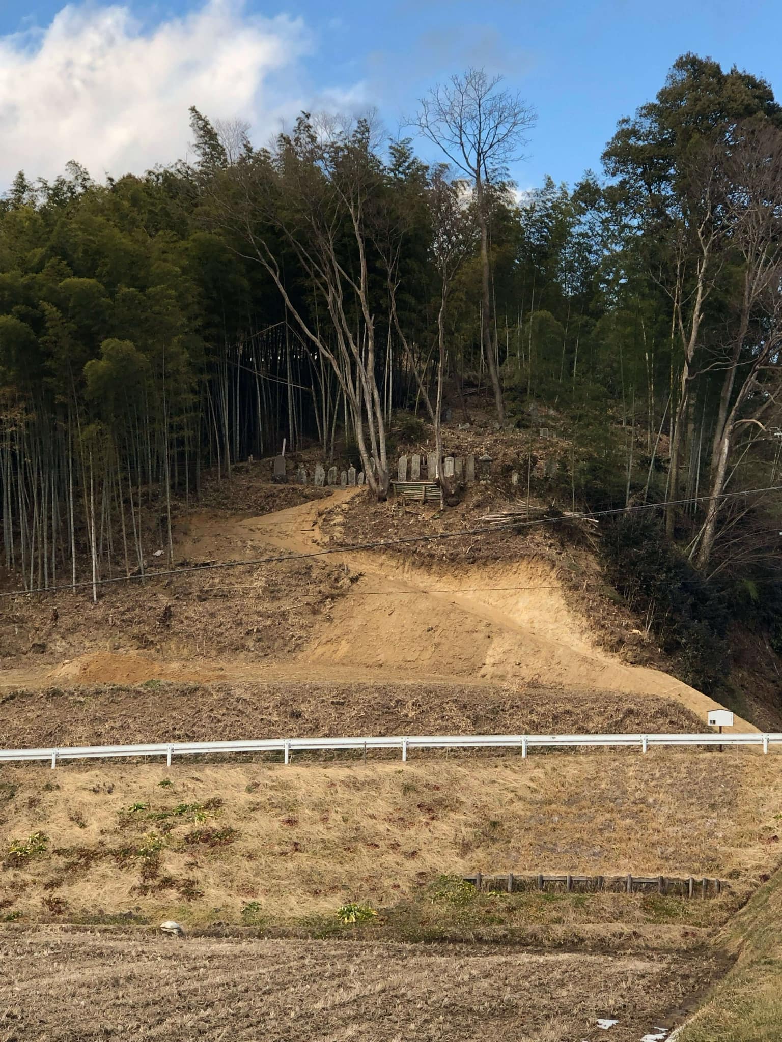 義民布沢源蔵の碑のある山