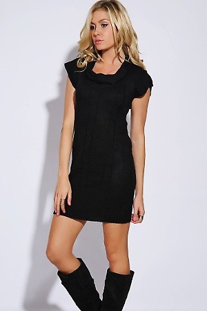 Black golden zip front high neck cut out cold shoulder fitted clubbing mini dress. PRICE €54.00 s only Style No.NT-03-BLKMaterial 65.5% Rayon, 30.5% Polyester, 4% Spandex. Origin United States Description Information unavailable. ColorBlackSizeS-M-L