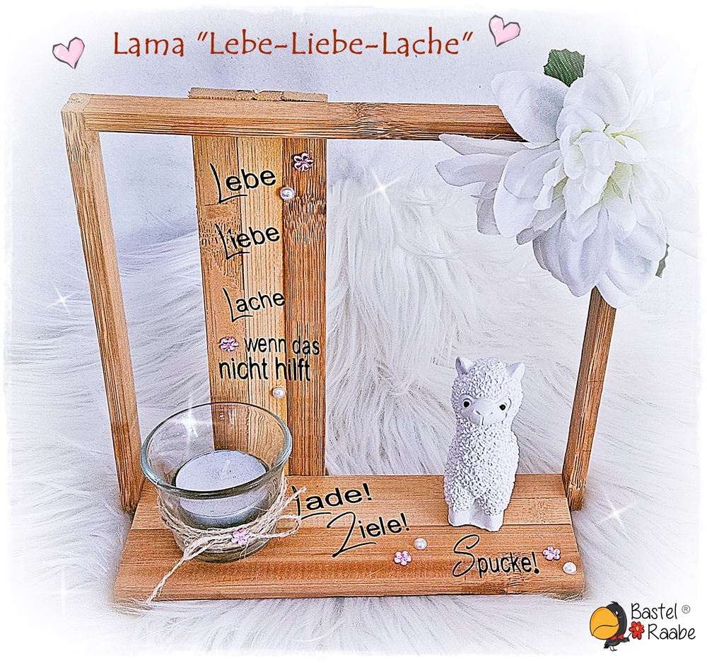 Lama "Lebe-Liebe-Lache"
