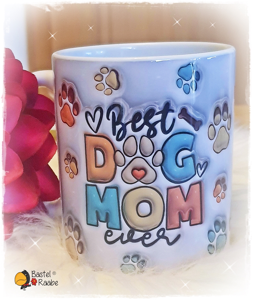 Tasse "Best Dog/Cat Mom" 3D