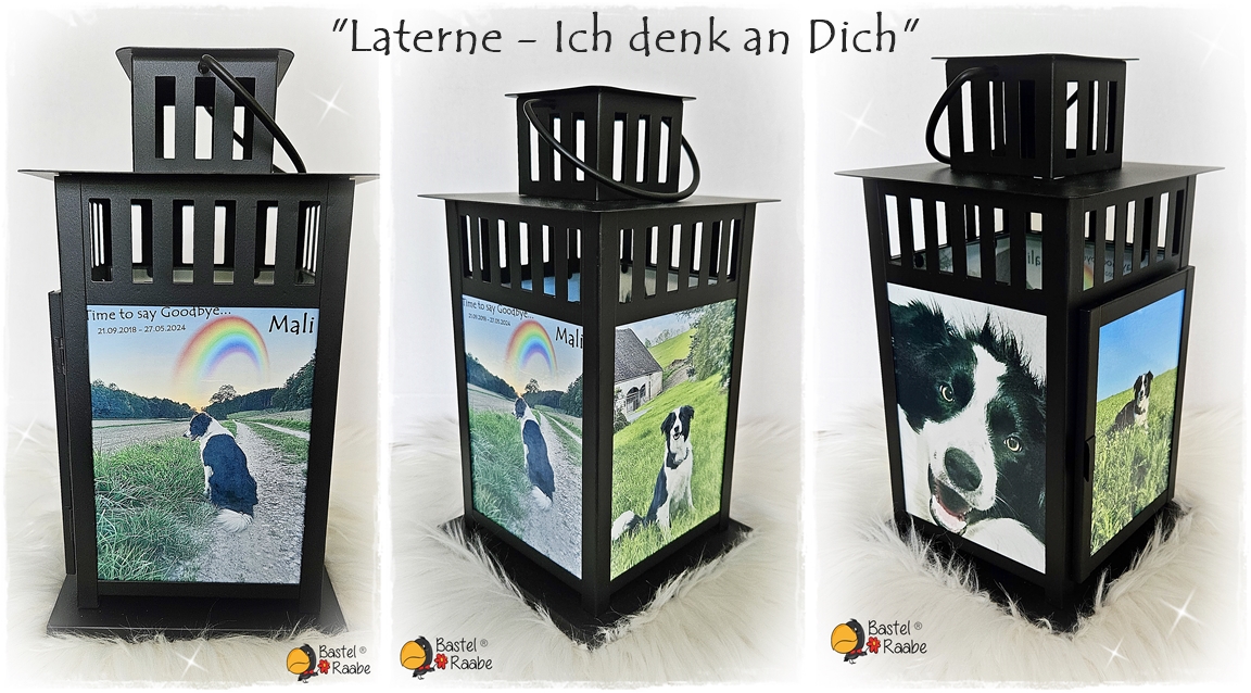 Laterne "Ich denk an Dich"