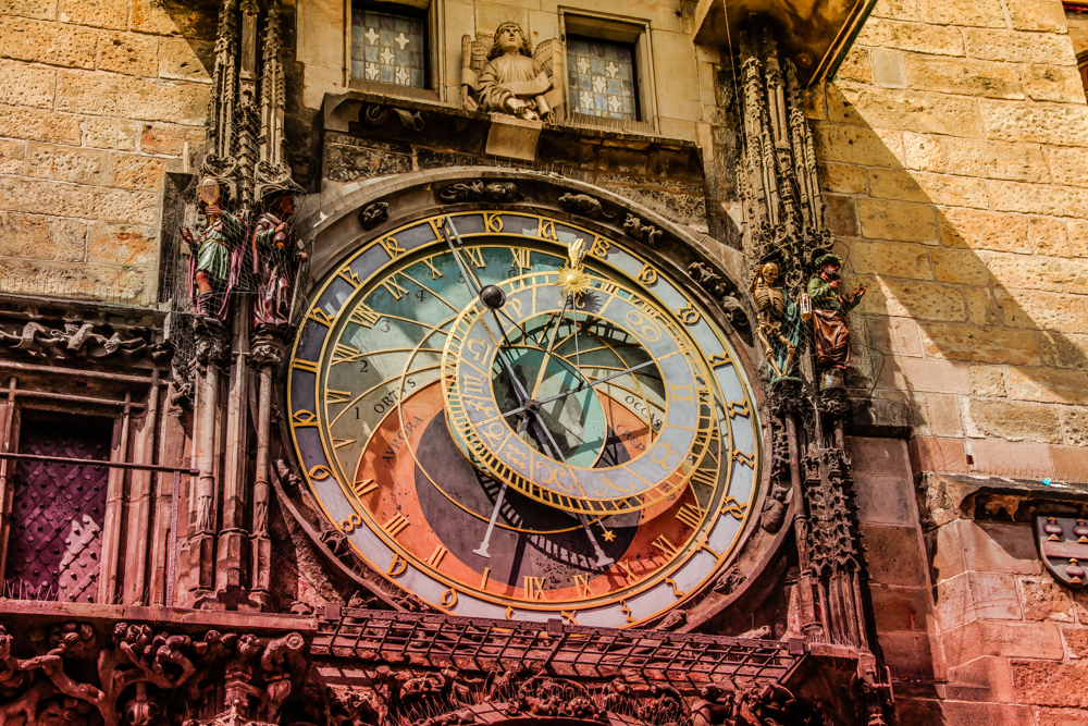 Astronomische Uhr am Altstädter Rathaus in Prag