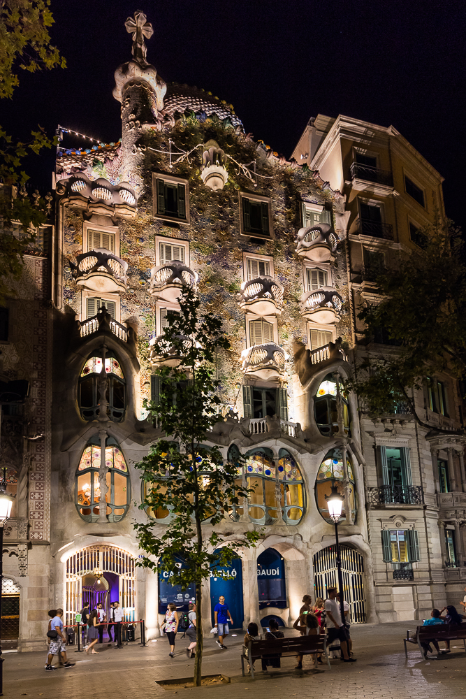 Casa Battló, Passeig de Gràcia, in Barcelona