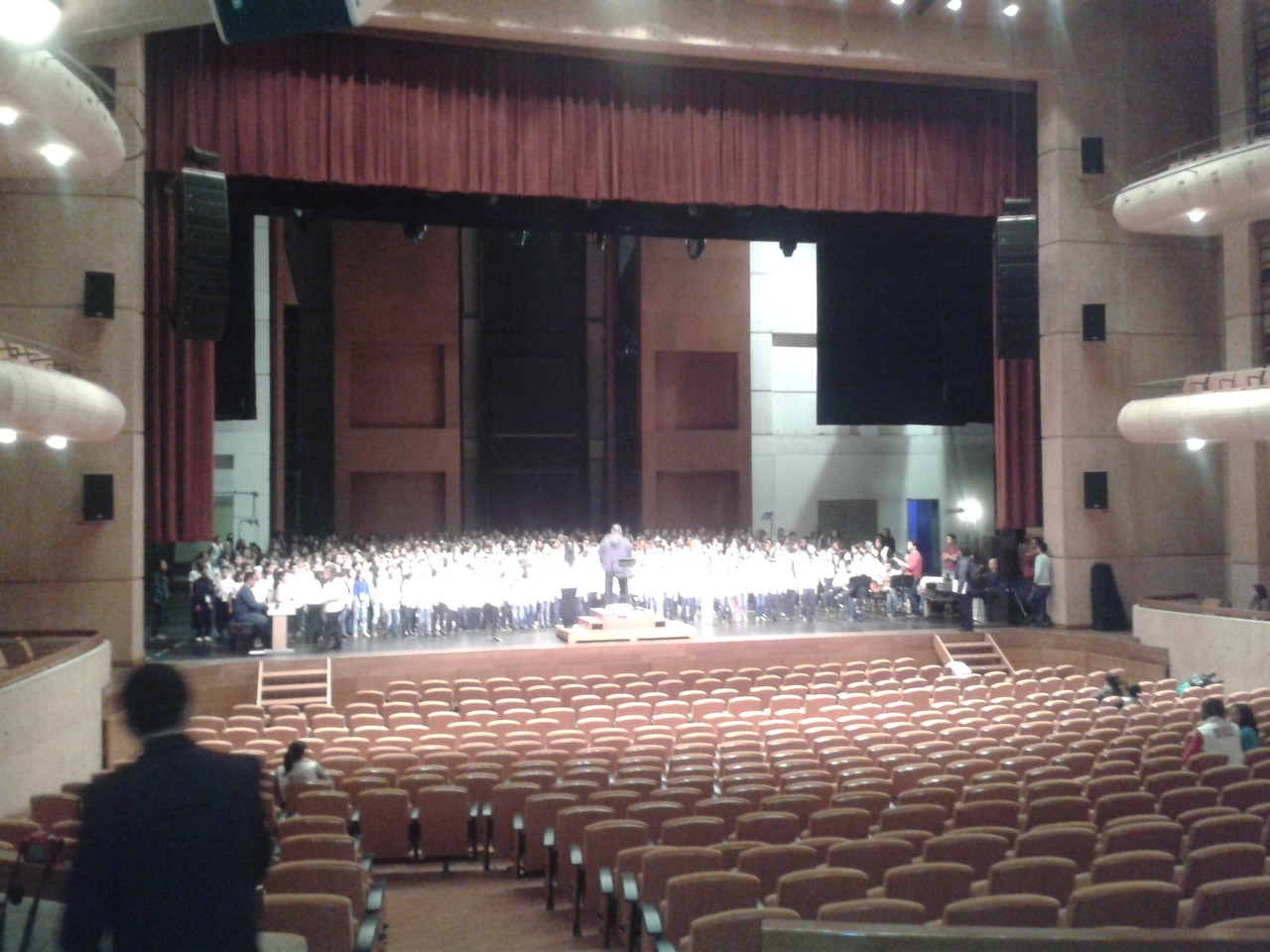 Ensayo 18 de Agosto de 2013. TEATRO MAYOR JULIO MARIO SANTODOMINGO.