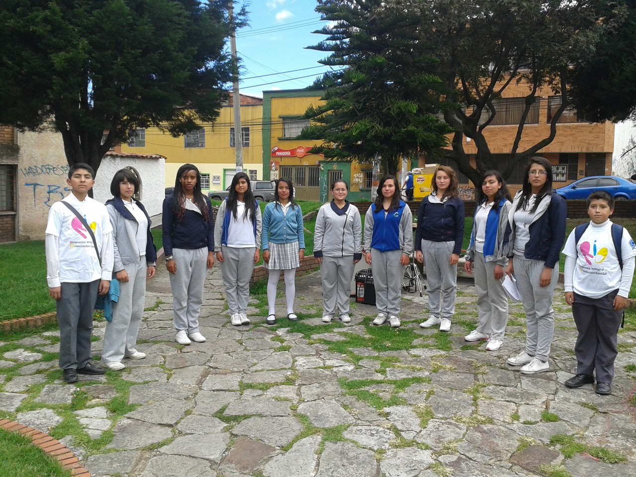 Presentación. Marcha por la Paz y Ensayo 16 de Agosto de 2013 I.E.D. J.F.R. Sede "D" Carlos Alban Olguín