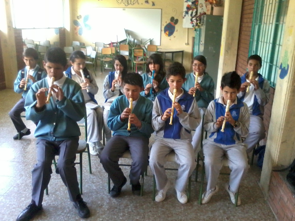 Ensayo de estudiantes de grados Séptimos y Octavos, para  presentación conmemorativa a los 30 años del Colegio José Félix Restrepo I.E.D.