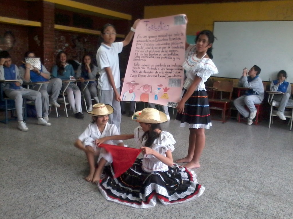 Exposiciones del grado Sexto J.T., apreciación musical en Colombia (2012)