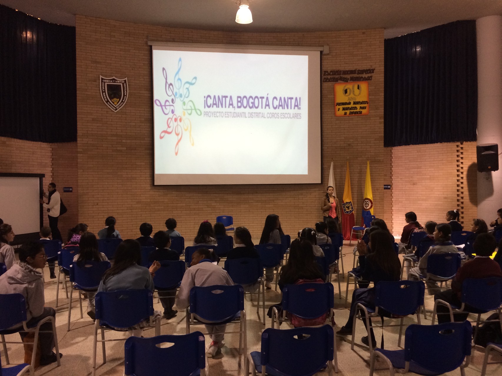 Ensayo ¡Canta Bogotá Canta! Junio 03 de 2014 Escuela Normal Superior Distrital Maria Montessori Sede A