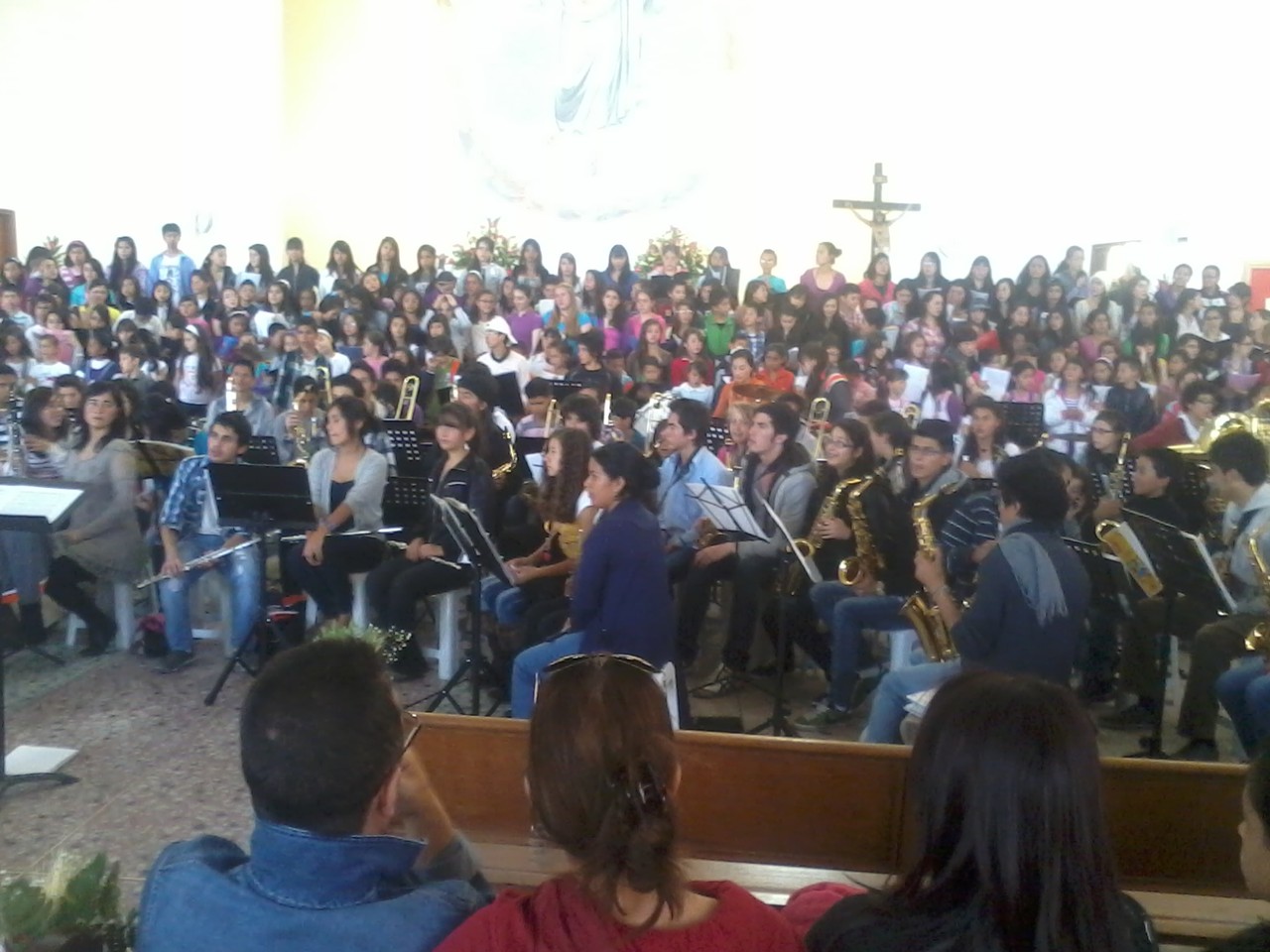 Ensayo general con bandas. 27 de Octubre de 2012 Lugar : Parroquia Catedral San Juan Bautista de La Estrada  Kra 69k Nro 68 - 58 