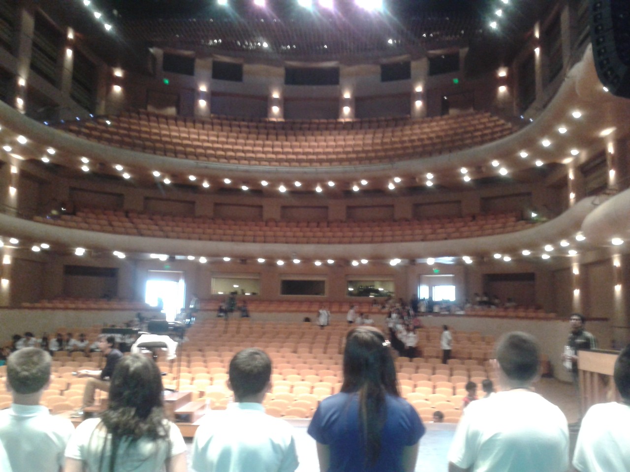 Ensayo 18 de Agosto de 2013. TEATRO MAYOR JULIO MARIO SANTODOMINGO.