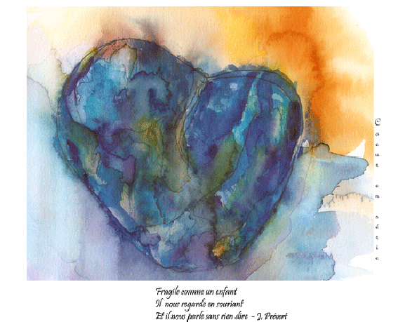 Coeur de Prévert, format: 17,5x14