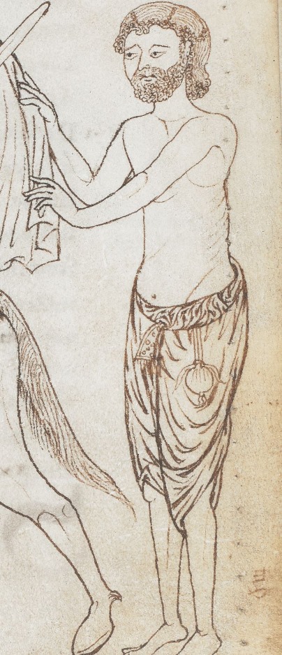 1150-1200, saint Martin de Tours f.12r., produit St Martin-Tournai, conservé Londres, British Library, Ms Add 15219