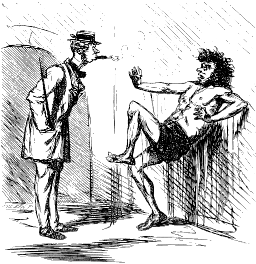 1861 Charivari bain térébenthiné la térébenthine est trés inflammable