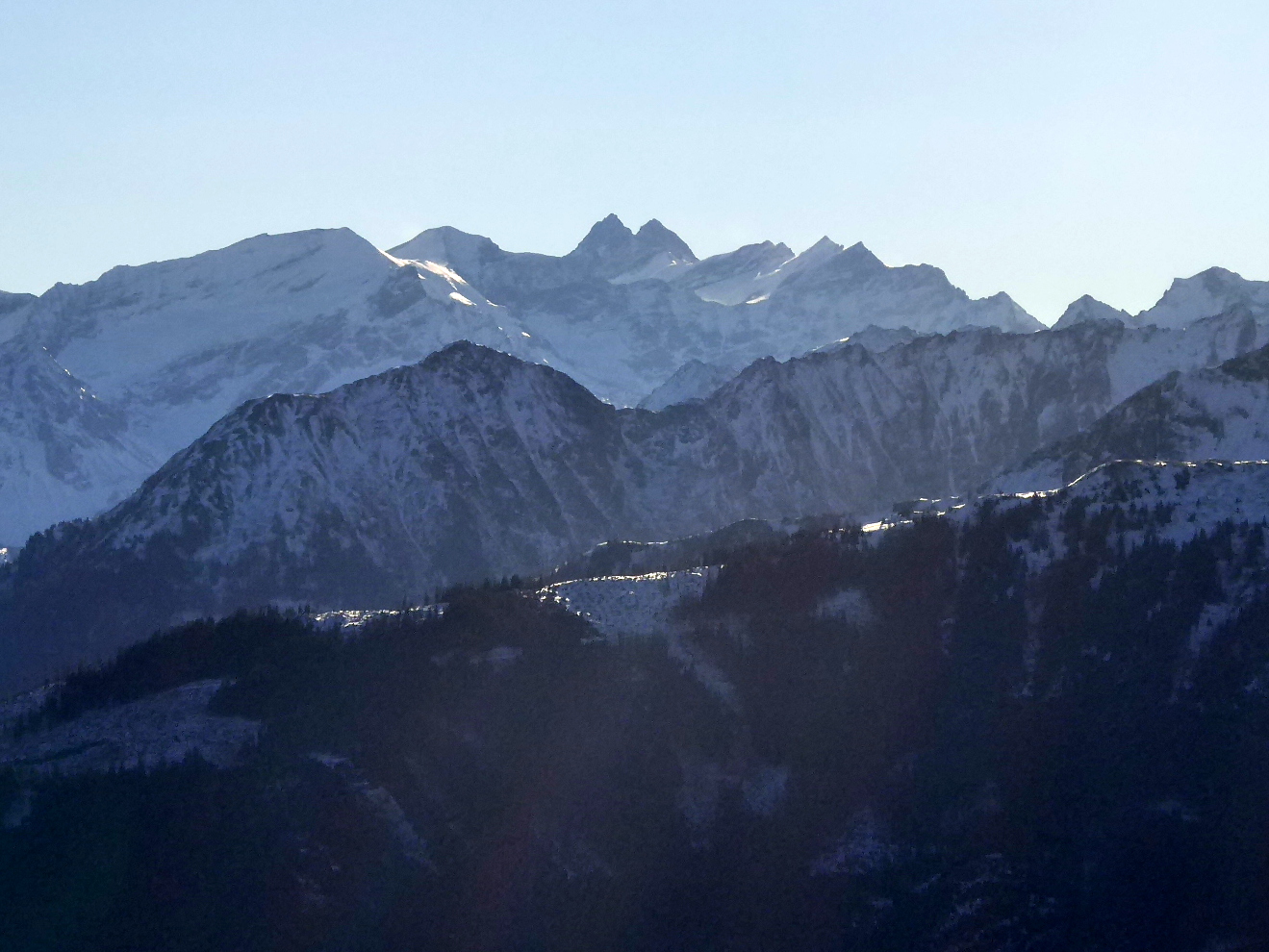 Von den Pinzgauer Grasbergen grüßen Glockner...