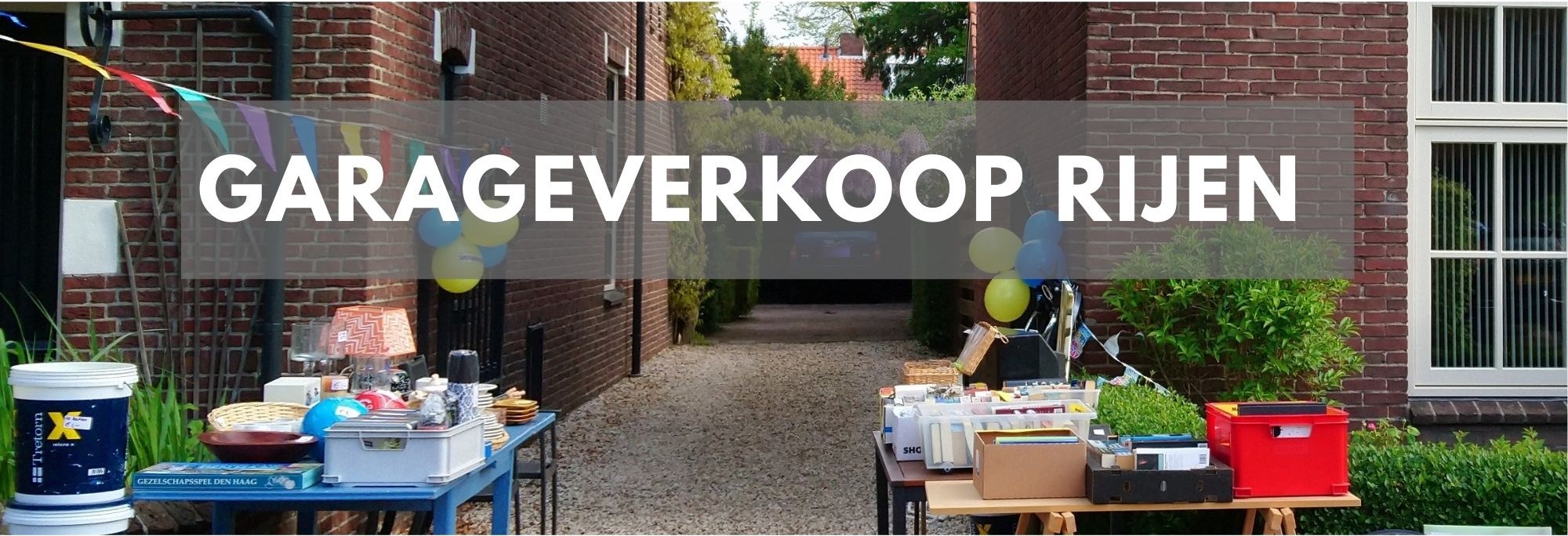 Garageverkoop Rijen 14 april 2024 Garageverkoop Rijen
