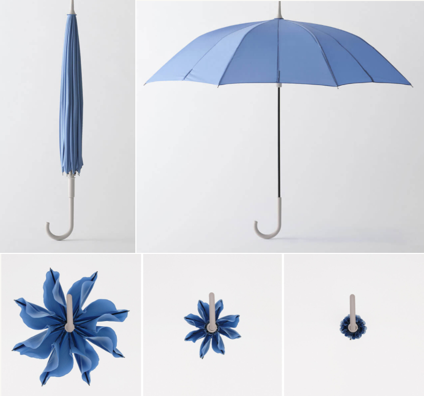 マーナ社シュパット ベルトがない、とじる傘