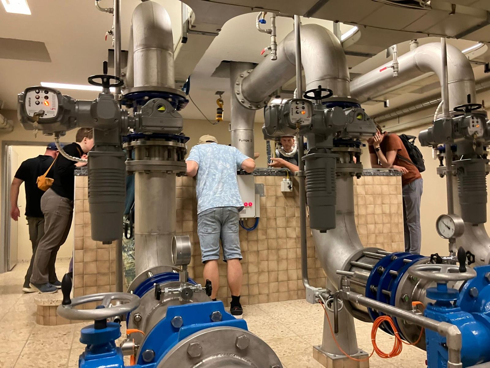 Im Grundwasserpumpwerk