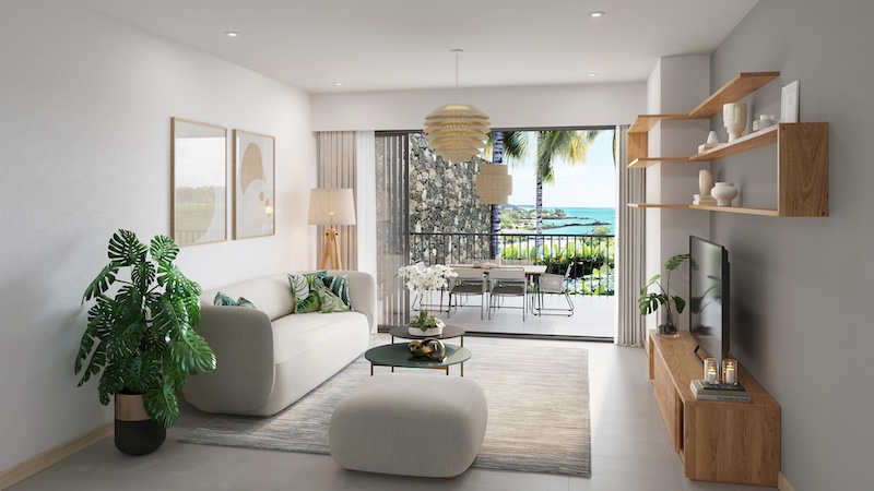 nouvelle résidence PDS appartements et penthouses vue mer à calodyne sur mer KALODYNE BAY ILE MAURICE par JINVESTY