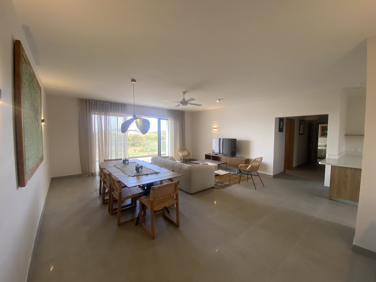 nouvelle résidence SAMUDRA d'appartements et penthouses livrés Ground +2 R+2 à TROU AUX BICHES plage à pied nord Île Maurice par JINVESTY ILE MAURICE