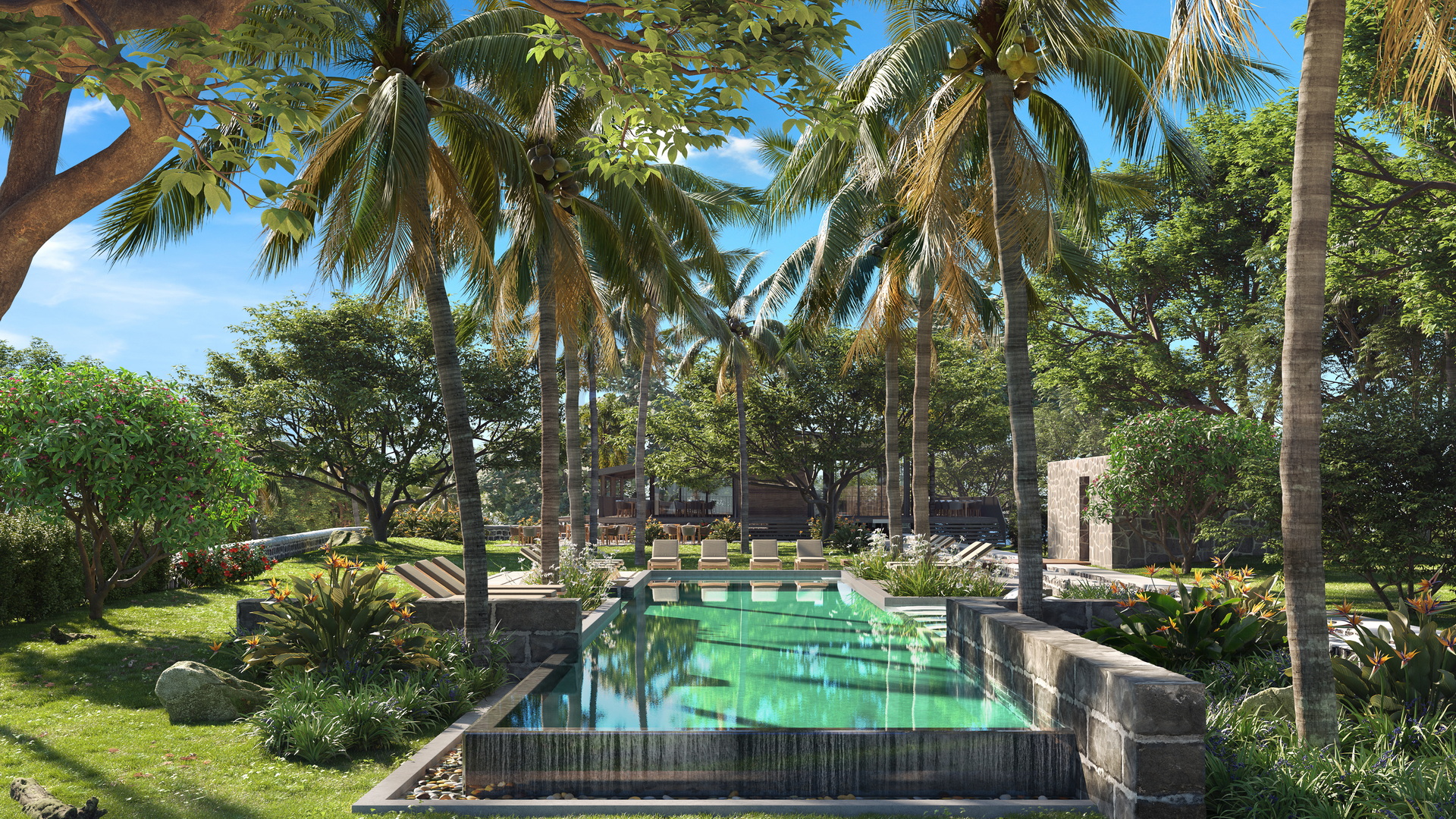 ANAHITA GOLF : nouvelle résidence haut de gamme de villas DEMERA LE ZESTE restaurant par jinvesty votre agence immobilière île Maurice