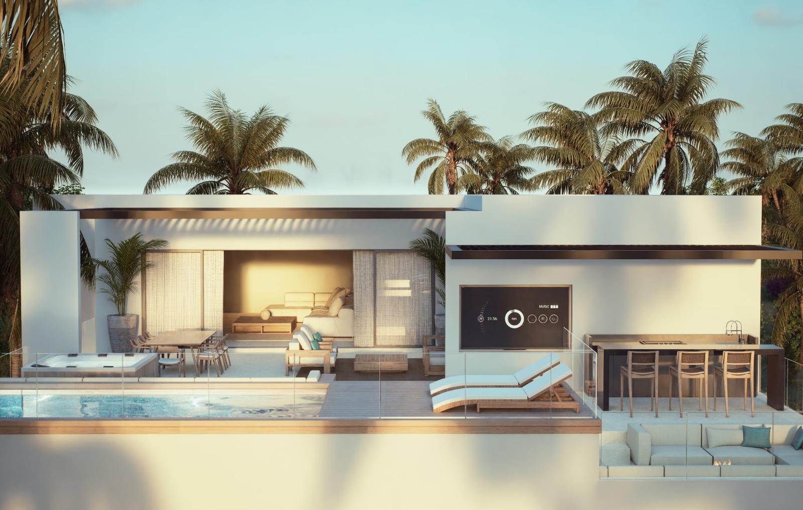 nouvelle résidence d'appartements de luxe PALM PRESTIGE à Mont Choisy proche Golf et Grand baie à l'île Maurice