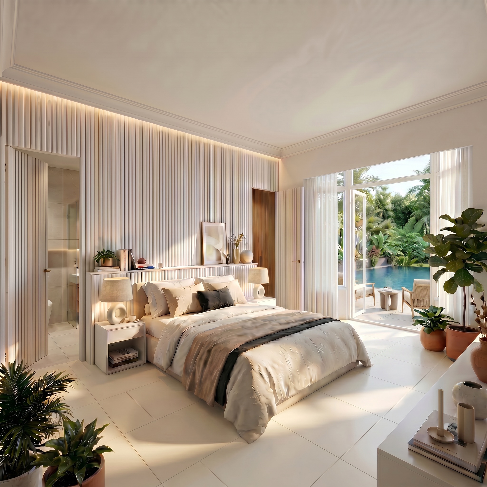 Nouveau programme exclusif Jinvesty de villa de luxe île Maurice LAELIA PDS trou au biches pied dans l'eau