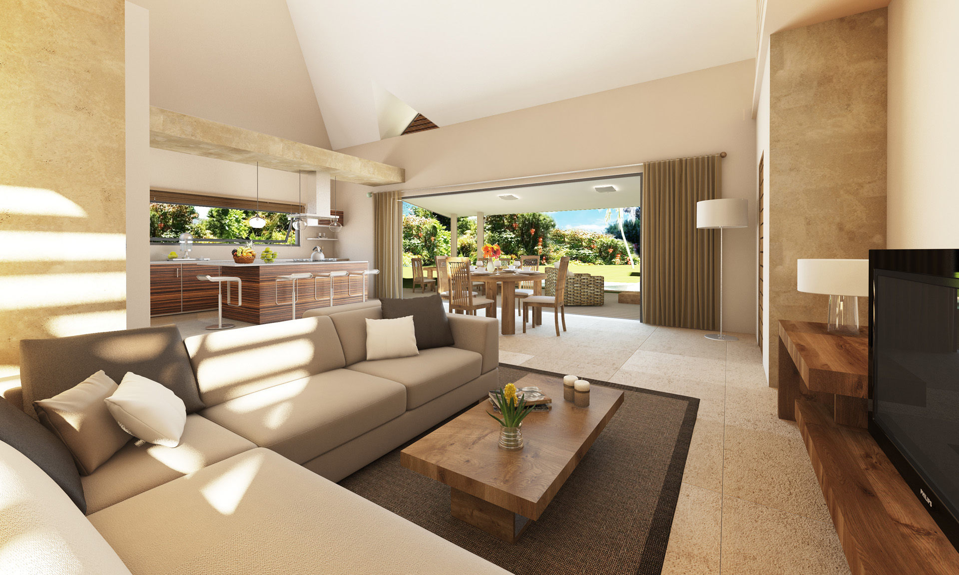 revente et achat villa et maison domaine cap tropical Rivière noire ile maurice