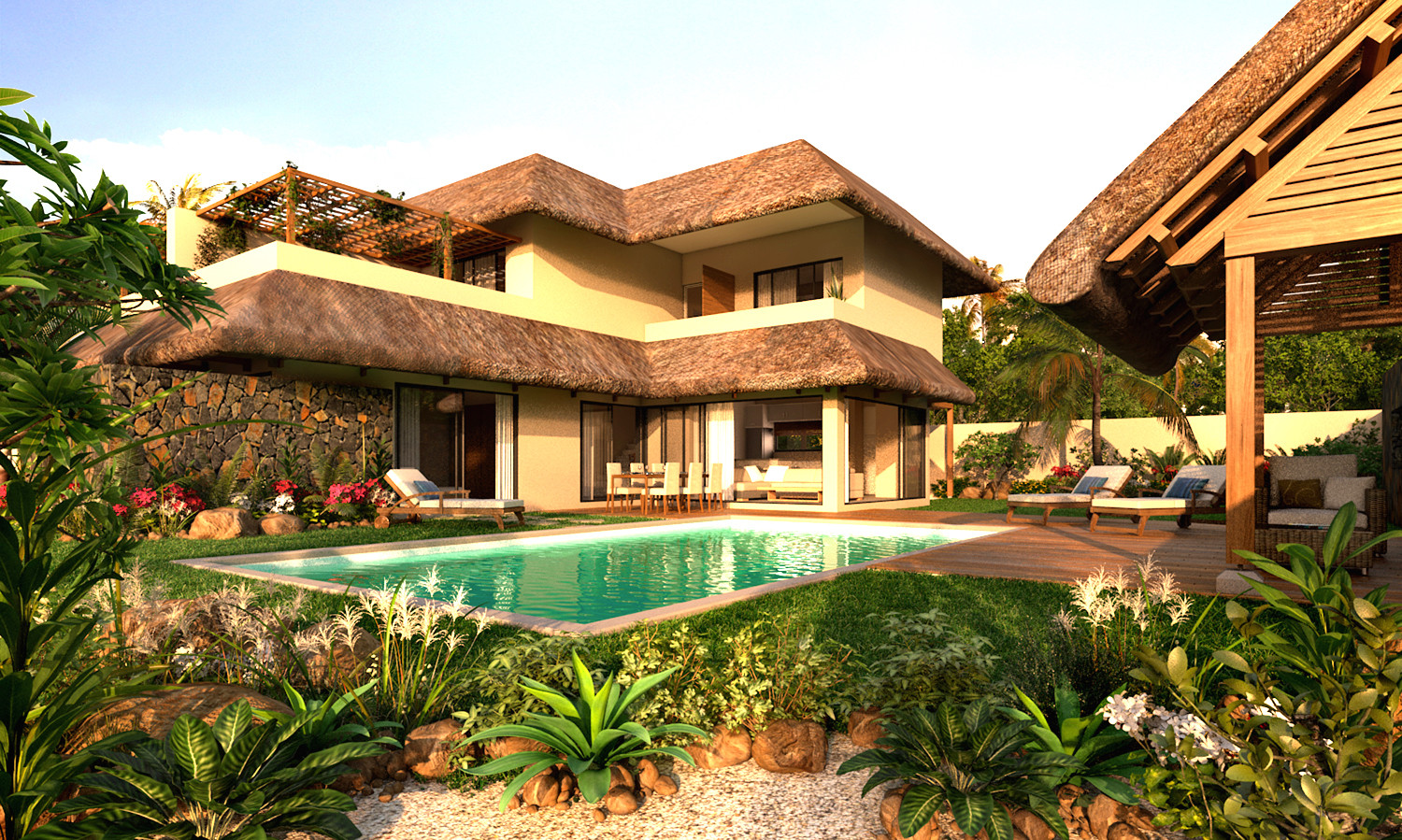 RES ILE MAURICE VILLA BALINAISE 3 CHAMBRES
