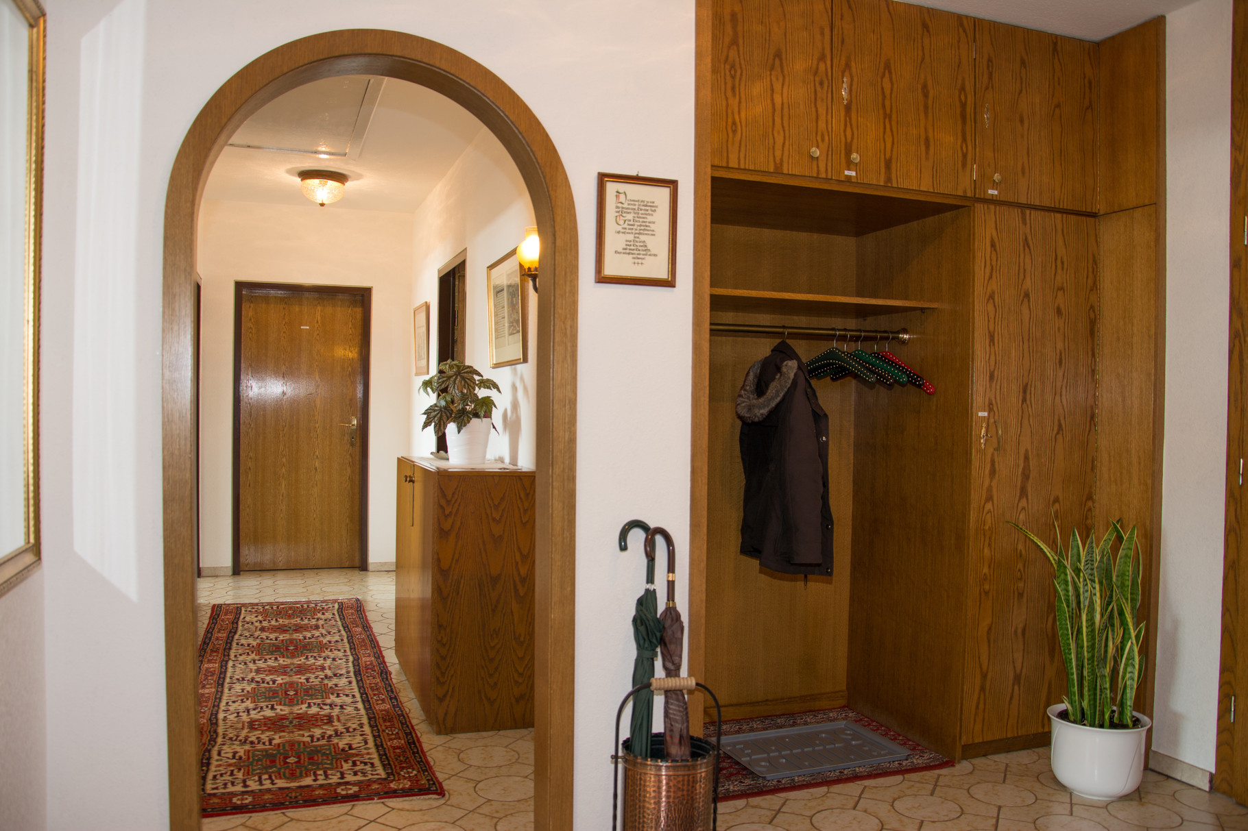Flur mit Garderobe