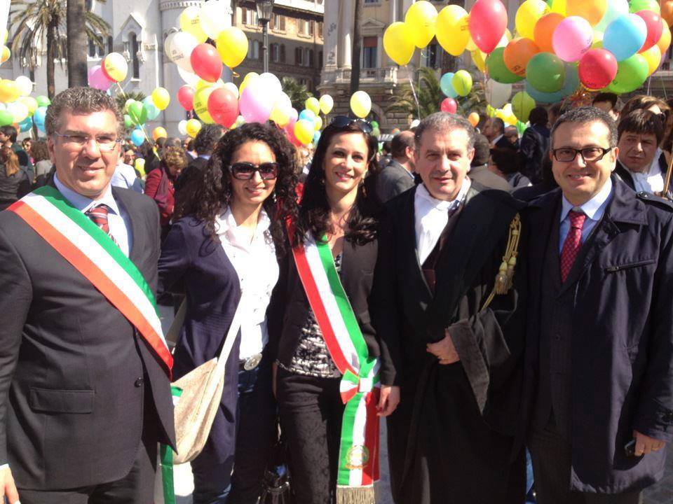 Con i Sindaci del circondario e l'Avv. Massimo Dell'Utri, Delegato OUA di Caltanissetta