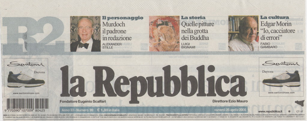 LA REPUBBLICA - Venerdì 25 aprile 2008 "Sentenza del Tribunale di Enna. L'ex moglie si era trasferita in una città lontana"